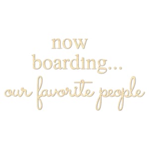 Now Boarding Our Favorite People Sign – Travel Themed Wedding Seating Chart – Airport Style Guest List Display