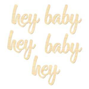 Hey Baby Hey Baby Hey Sign- Baby Shower Backdrop