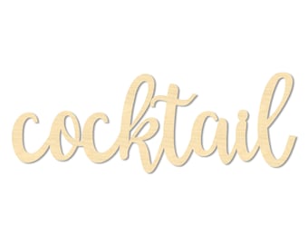 Cocktail Sign – Stylish Bar Decor for Elegant Parties and Home Bars