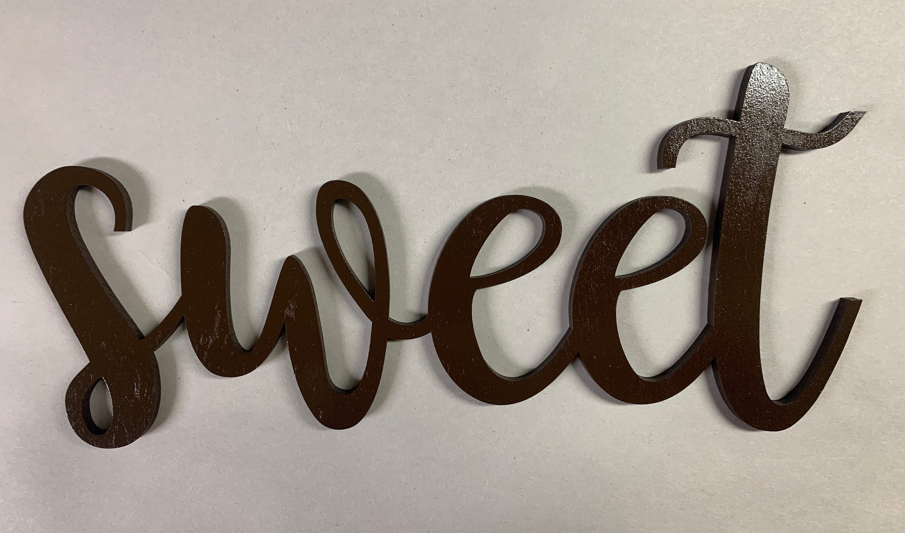 Very Sweet Sign Sweet Sign- Laser Cut Sweet Wording- Sweet - Etsy