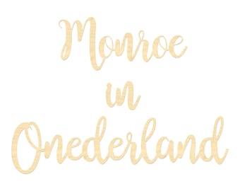 Custom Onederland Sign- Onederland Sign