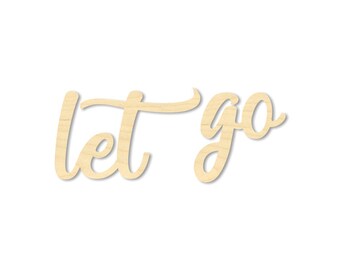 Let Go Sign - Etsy