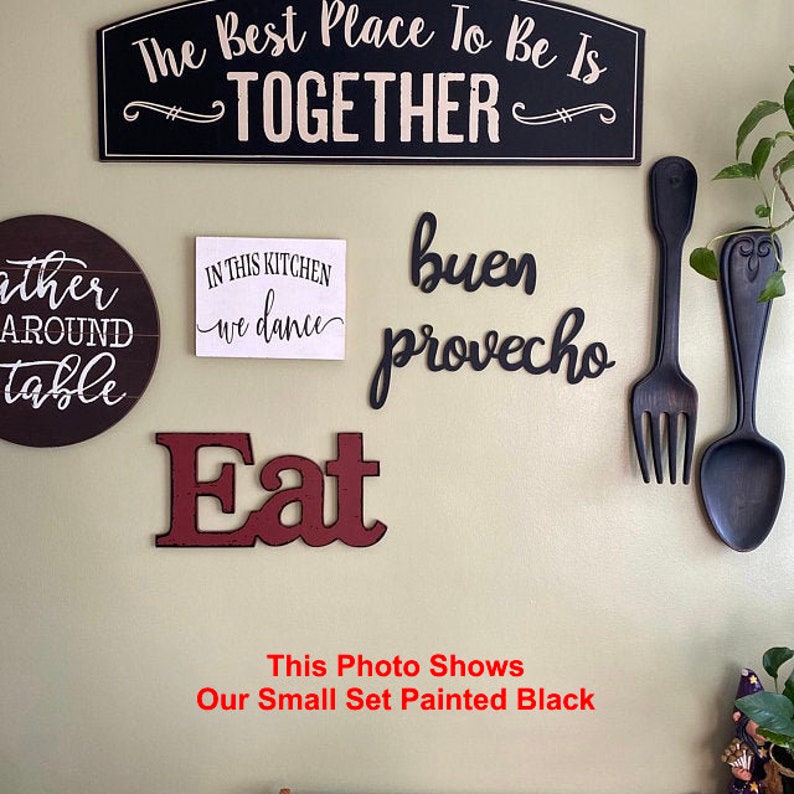 Buen Provecho Sign Buen Provecho Laser Cut Script Wording - Etsy