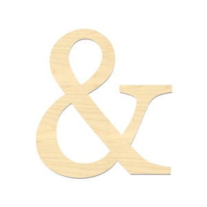 And Symbol- & Symbol- Ampersand Sign- Ampersand- Laser Cut Ampersand