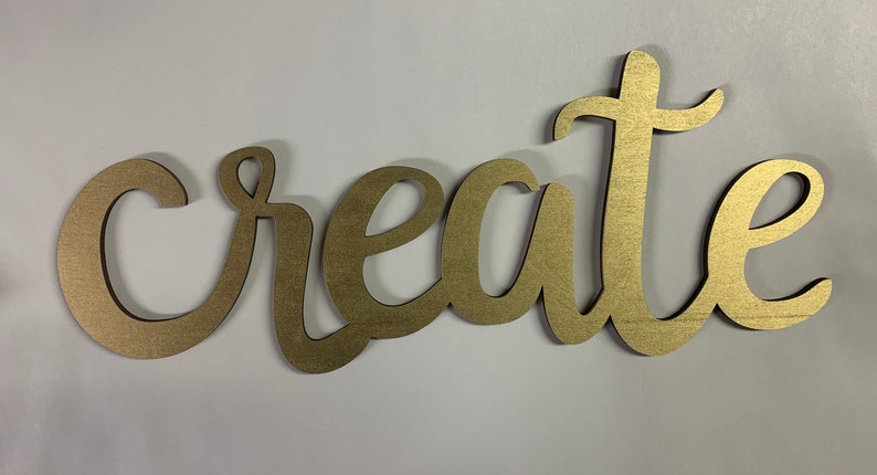 Creations Sign Create Sign- Create Wall Sign- Create Laser Sign - Etsy