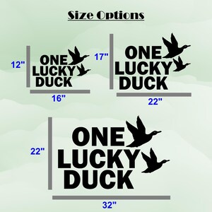 One Lucky Duck Birthday Arch Sign - 4