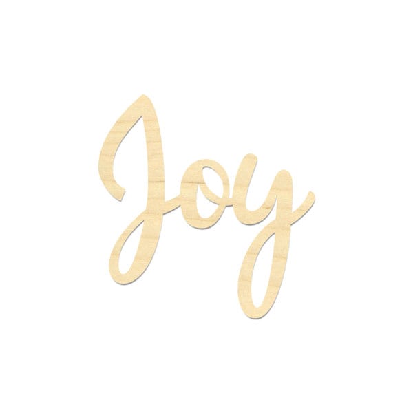 Joy Sign- Laser Cut Joy Wording