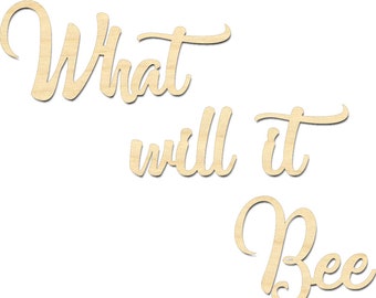 What Will It Bee Baby Shower Sign- Gender Reveal Backdrop Sign