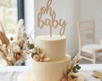 Oh Baby Cake Topper- Oh Baby