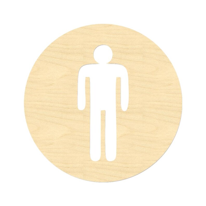 Men's and Women's Restroom Door Signs - Wooden Bathroom Door Signs - Etsy