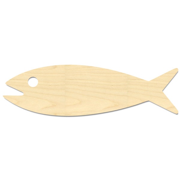 Wooden Laser Cut Fish- Wooden Fish- Fish Shape