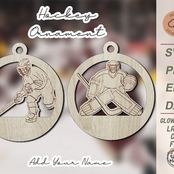Hockey Goalie Svg Laser Etsy