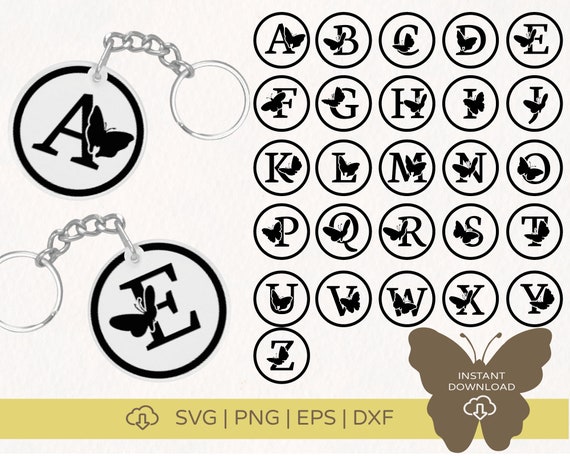 Free Free 238 Butterfly Alphabet Svg SVG PNG EPS DXF File
