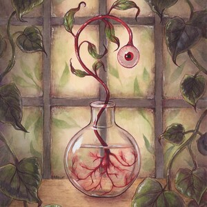 Propagation // Original Artwork // Watercolor and gouache // 10x15"