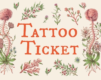 Tattoo Ticket- DIGITAL DOWNLOAD