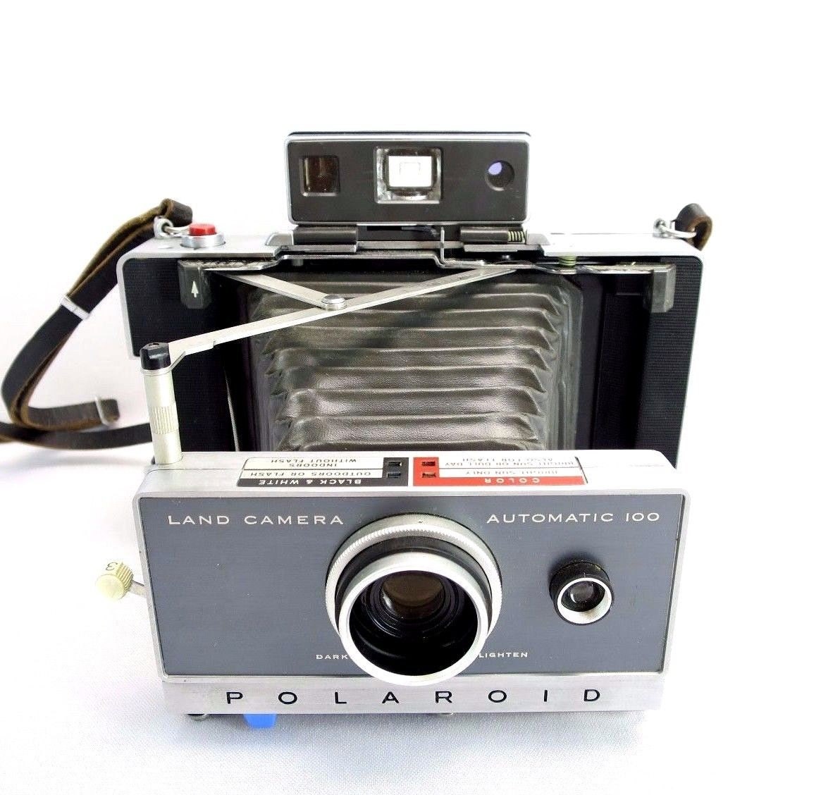 Vintage POLAROID Automatic 100 Instant Film Land Camera w/ Etsy