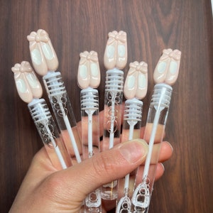 Ballerina Ballet Slippers Bubble Favors, Ballerina Goodie Bag Stuffers, Dancer Birthday Party Favor, Ballet Bubble Tubes Wands Party Theme