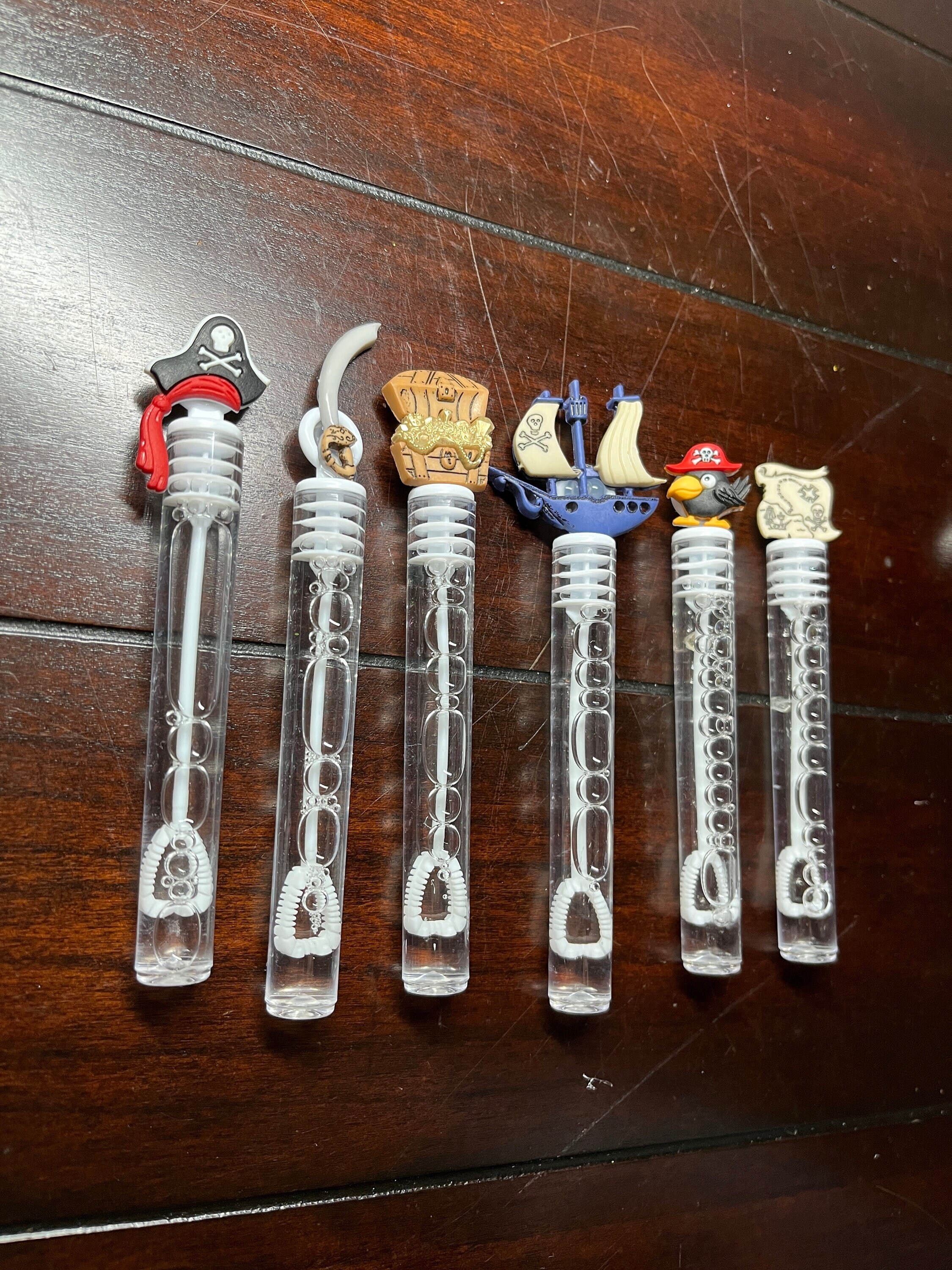 Pirates Bubble Favor, Treasure Map Gold Chest Favor, Sword Party Favor, Pirate's Hat Ship Map Parrot Party Supplies, Party Favors