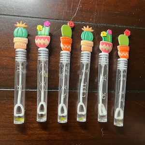 Cactus Party Favor, Fiesta Bubble Favor, Cactus Birthday Party Favor, Cactus Cacti Bubbles Party Supplies Southwestern Party Theme
