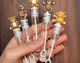 Teddy Bears Bubble Favor Kids Polo Love you beary much Bear Our little cub bear is turning one Party Supplies We can bearly wait Birthday
