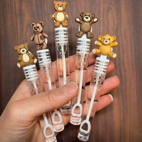 Teddy Bears Bubble Favor Kids Polo Love you beary much Bear Our little cub bear is turning one Party Supplies We can bearly wait Birthday