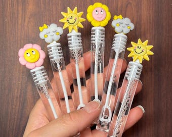 Sunshine Bubble Favor, Clouds First Trip around the Sun Our Little My Sunshine Party Favor Sun Weather Supplies, Sunny Party Favors Supplies
