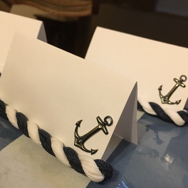 Anchor Place Card Etsy