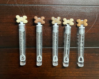 Peanut Butter or Bacon Flavored Bubbles for Dogs Perfect Gift for Dog Barkday Pawty Bones Birthday Dog Safe Party Favor Supplies