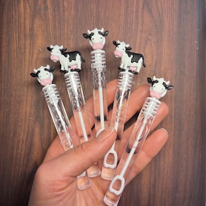 Cow Bubble Favors, Holy Cow Favor, Party Favor, Cow Party Favor Party Supplies, Farm Moo Party Favors Bubble Wands Tubes Goodie Bag Stuffer