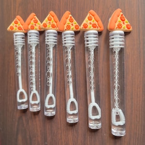 Pizza Bubble Favor, Pizza Slices Favor, Pizza Party Favor, Pizza Party Favor, Pizza Party Supplies, Pepperoni Pizza Party Favors image 2