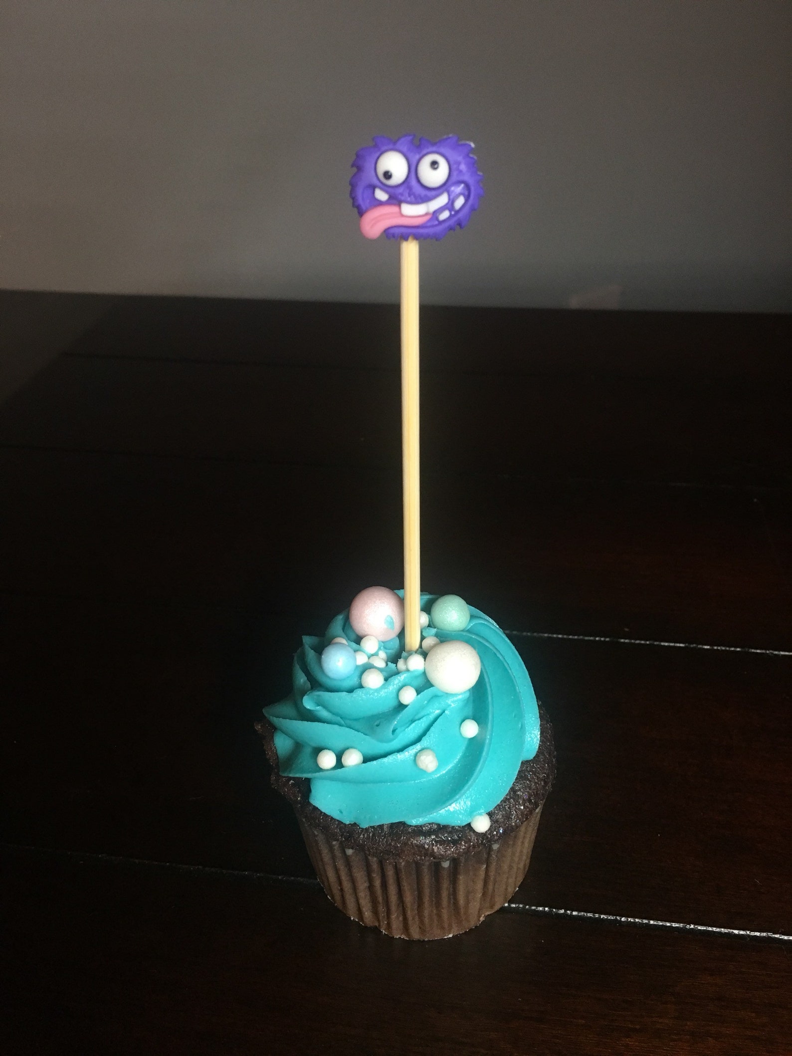 Monster Cupcake Toppers Boy Birthday Party Picks Monsters Etsy