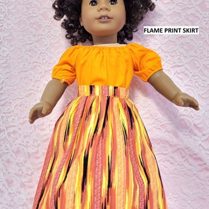 Tenue jupe et chemisier Island Tropics, poupée de 18 pouces. convient à American Girl image 3