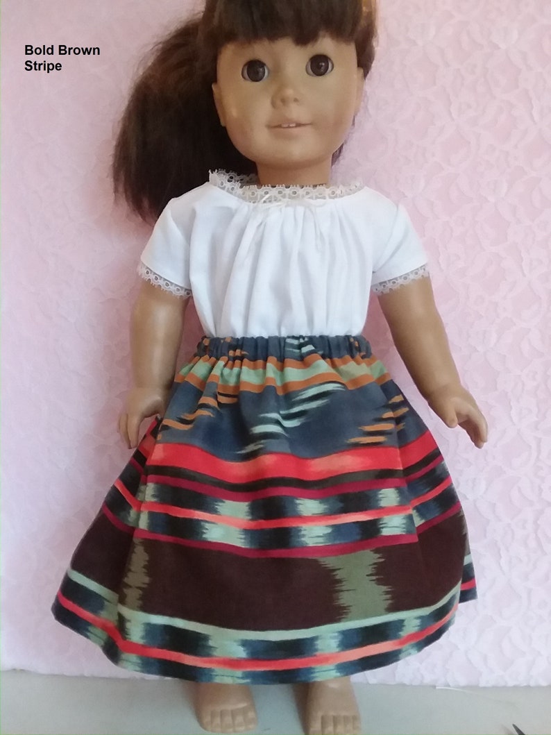 American Girl doll 18 doll clothes Choice of Southwest skirt with optional Camisa Josephina