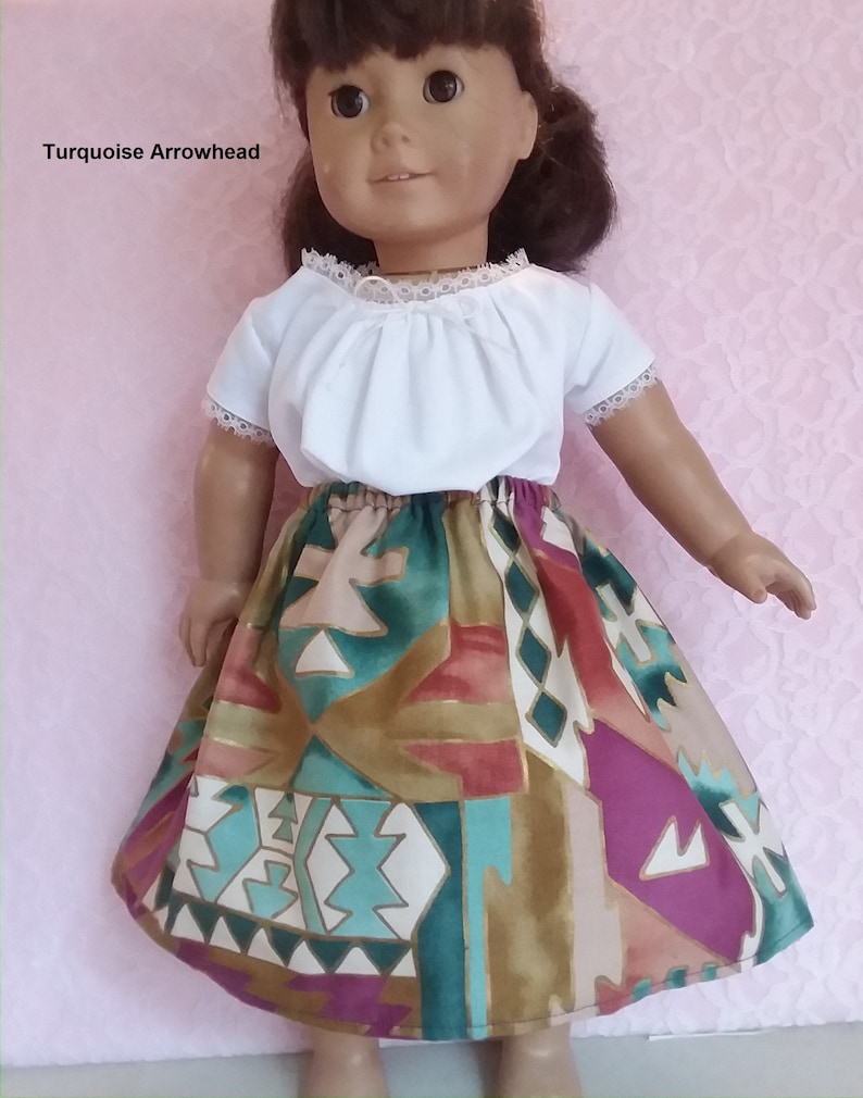 American Girl doll 18 doll clothes Choice of Southwest skirt with optional Camisa Josephina