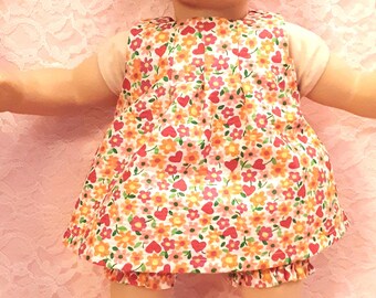 Pull d'été avec culotte Bitty Baby, convient à un poupon de 15 po.