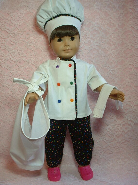 doll chef outfit