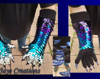 Scale mail gauntlets clearance