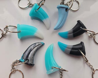 Blue Collection - Dragon Claw Keychains - JayeCreations