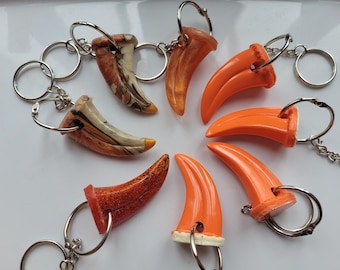 Orange Collection - Dragon Claw Keychains - JayeCreations