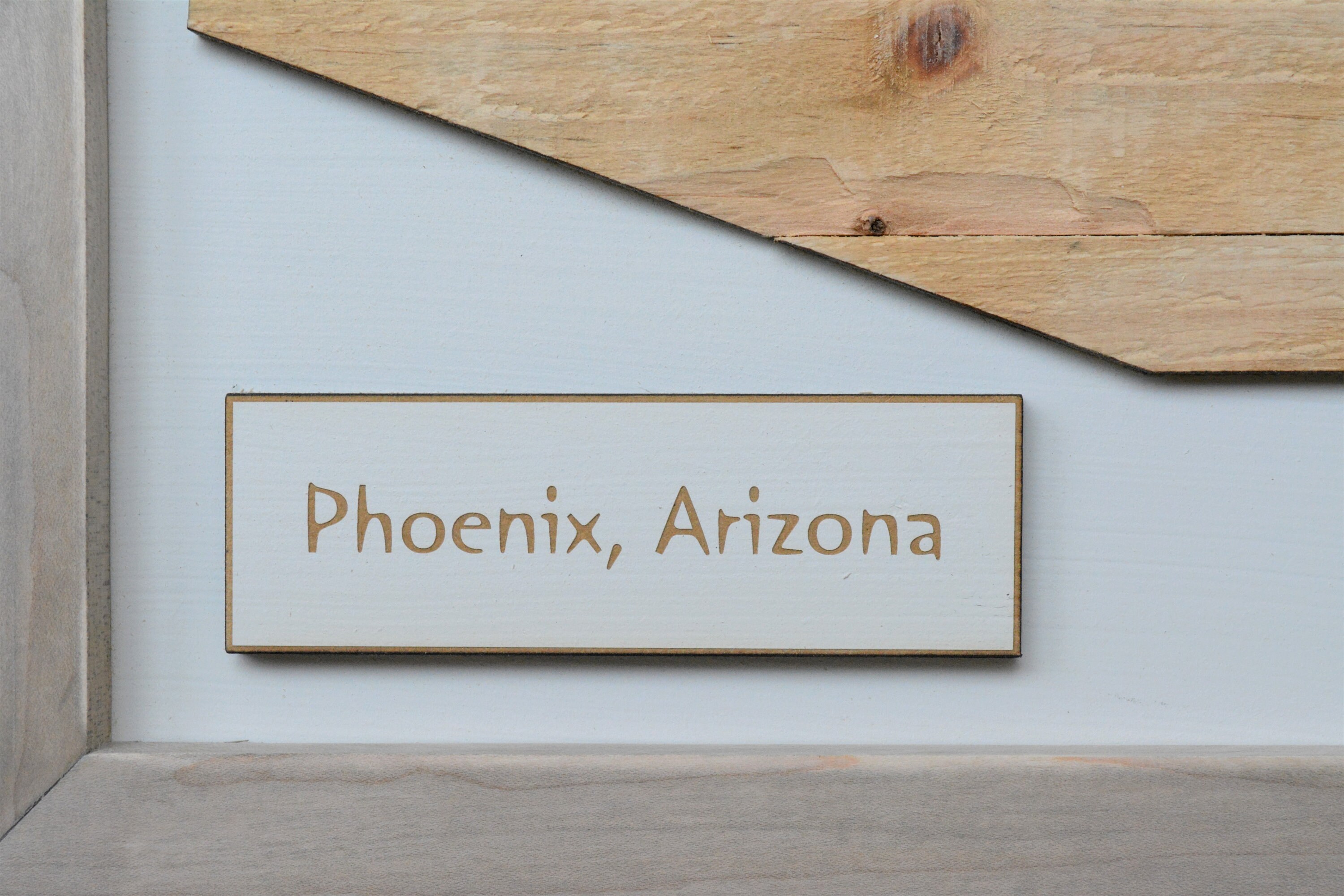 Rustic Arizona Map/AZ Map/Wood Arizona Map/Reclaimed Wood | Etsy