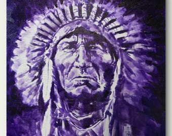 Reproduction du portrait du chef | Encre d'art de qualité muséale