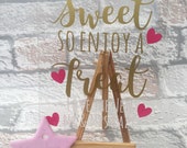 Love is sweet table wedding sign