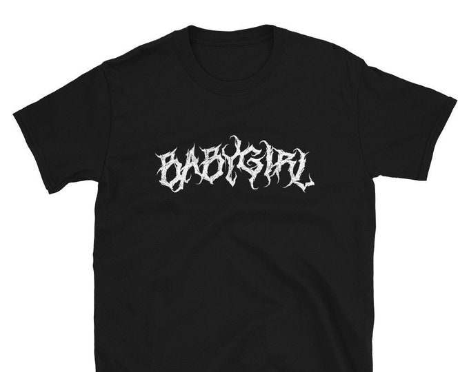 Babygirl T-Shirt, Metal Font T-Shirt