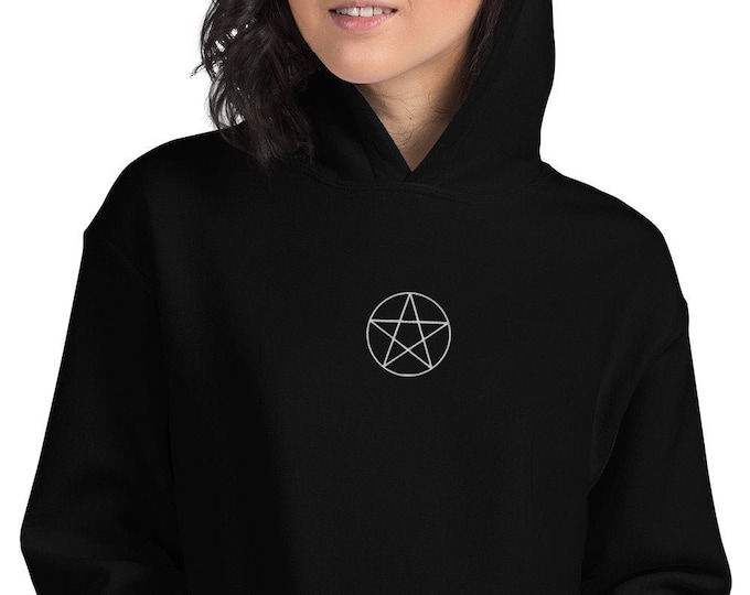 Pentacle Hoodie, Embroidered