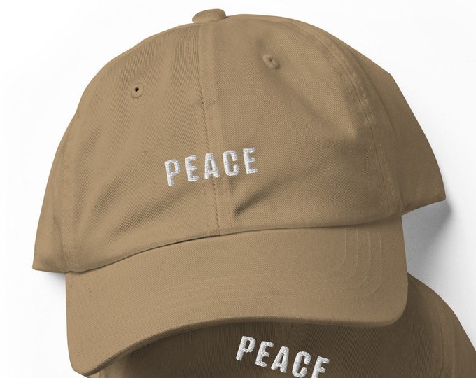 Peace Dad Hat Embroidered Dad Hat