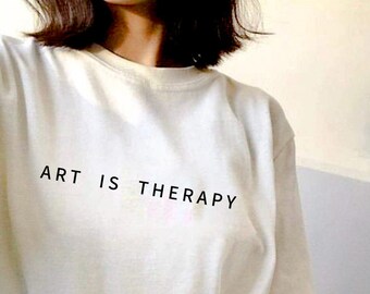 Art is Therapy T-Shirt, Unisex