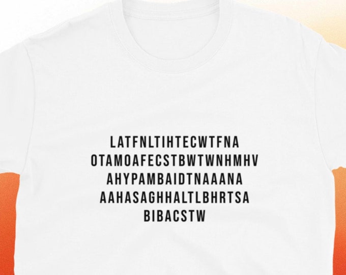 ATLA Intro Abbreviation T-Shirt, Unisex