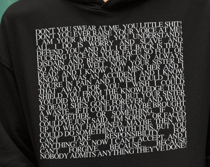 Hereditary Monologue Hoodie, Unisex