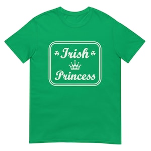 Irish Princess T-Shirt – Tribute Graphic Tee,  Unisex Music Shirt, Celtic Irish Pride Vintage Style Gift
