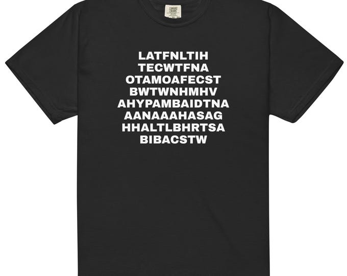 ATLA Opening T-Shirt Comfort Colors Unisex Tee, Minimalist Four Nations Graphic, Vintage-Wash Aesthetic